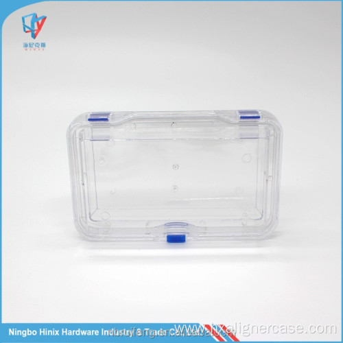 Plastic Clear Storage Membrane Box With Hinged Lid